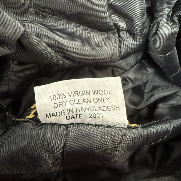 Wyoming Traders Mackenzie Wool Hat Reversible Ear Flaps Australian Navy Sz 7 1/2 - Picture 8 of 9